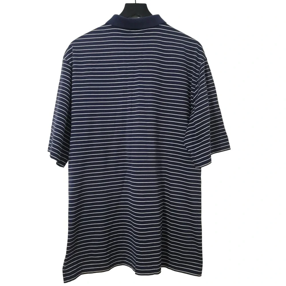 Polo Golf by‎ Ralph Lauren Pima Cotton Shirt XL Blue Short Sleeve Active Sports